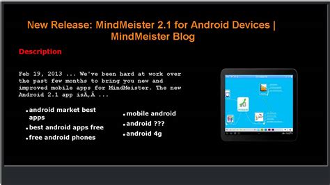 New Release MindMeister 2 1 For Android Devices MindMeister Blog