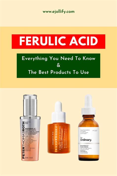 8 Best Ferulic Acid Serums Ferulic Acid Benefits Artofit