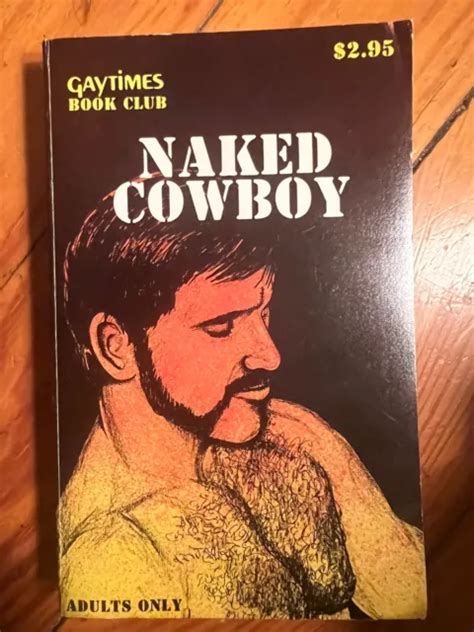 Vintage Gay Pulp Fiction Book Naked Cowboy Star Gaytimes Book
