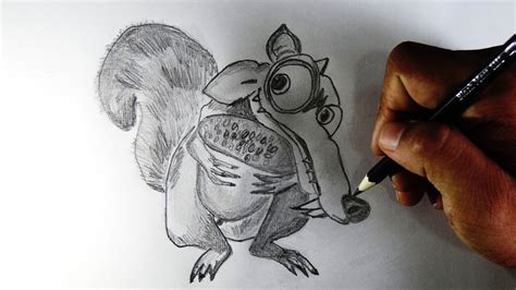 Cartoons and animations have proved that they are everyone's cup of tea. How to draw scrat the most loved ice age fame cartoon ...