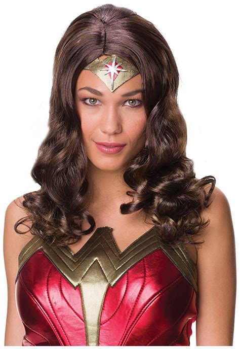 Justice League Wonder Woman Adult Costume Wig
