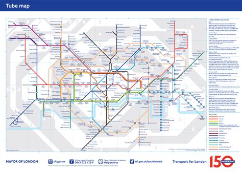 Mapa Do Metrô De Londres