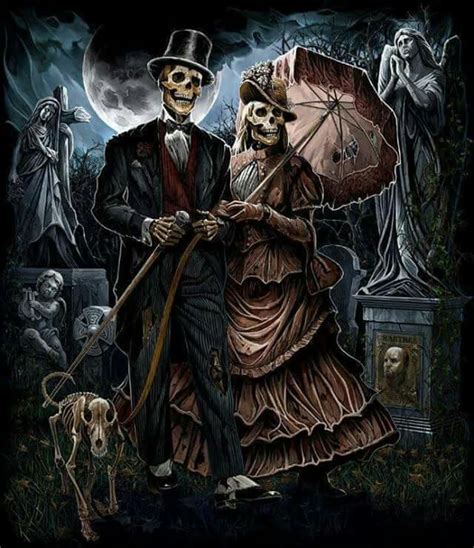 Bride And Groom Skeleton Skeleton Art Dark Fantasy Art Skull Art