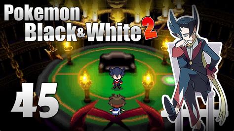 The white forest has grasslands, tall trees, and water surfaces. Pokémon Black & White 2 - Episode 45 [Elite Four: Grimsley ...