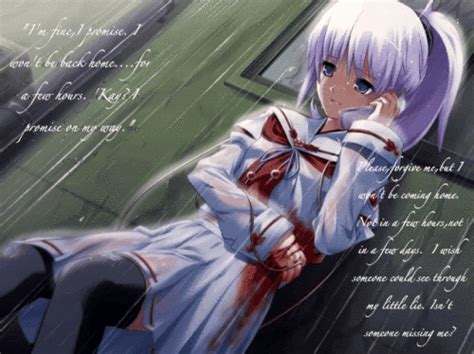 Sad Girl Crying Anime Look 24