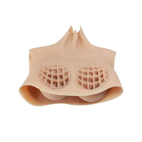 New Version Inner Hollow Out Silicone Breast Plate Super X Studio