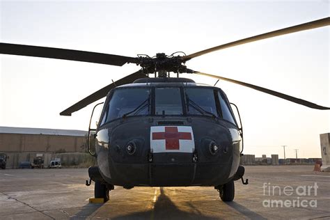 Front View Of A Uh 60 Black Hawk Photograph By Terry Moore