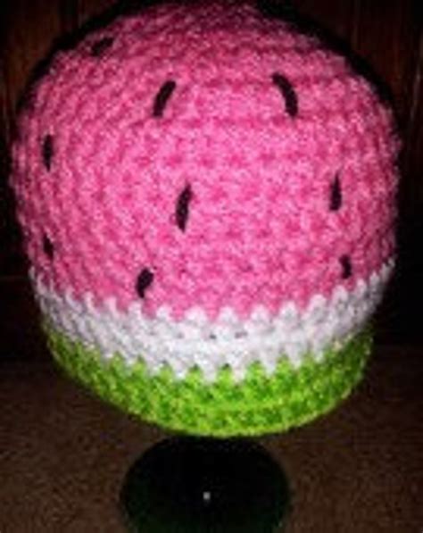 Watermelon Crochet Hat Picnic Hat Photo Prop Etsy