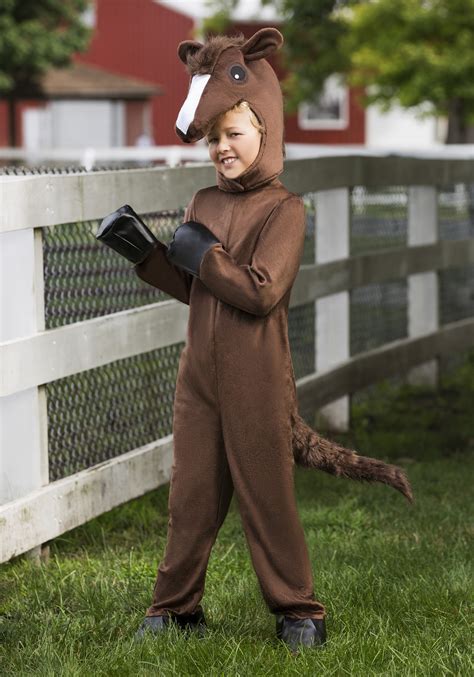 Kids Horse Costume W Full Suit Exclusive Made By Us