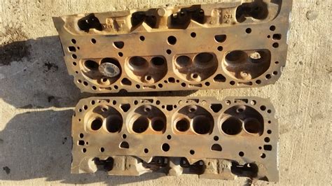 Pair Chevy 350 Cylinder Heads Rods N Sods Uk Hot Rod And Street Rod