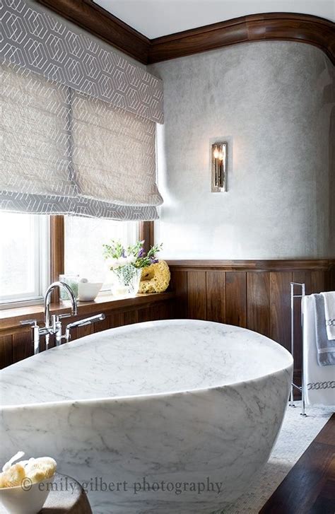 48 Luxurious Marble Bathroom Designs Digsdigs Marble Bathtub