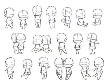 Chibi Drawing Reference And Sketches For Artists In Chibi Sketch