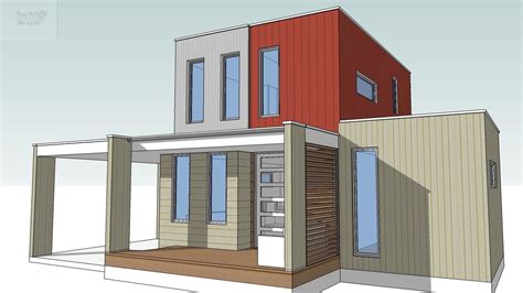 Design Your Own Container Home Or Tiny House With Sketchup Youtube