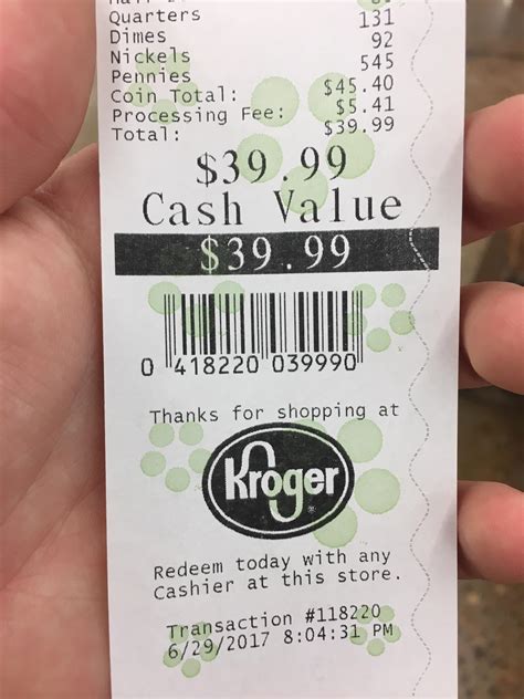 My coin star ticket from today. : r/mildlyinfuriating