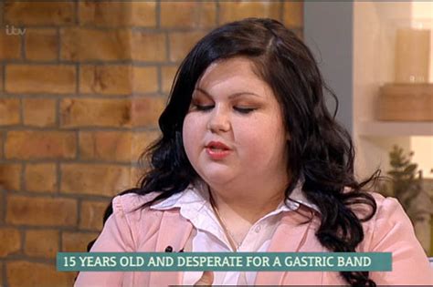 This Morning Obese 15 Year Old Pleads For Gastric Band Daily Star