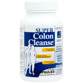 Health Plus Night Super Colon Cleanse Capsules, 60 Ct, 30 Servings, Multicolor # ...