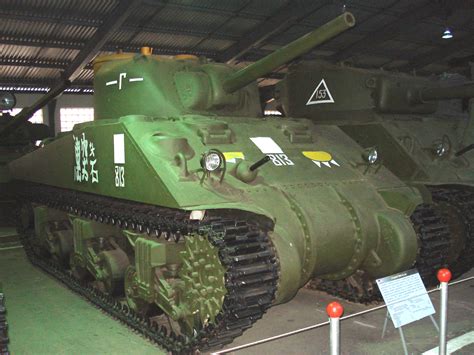 American Medium Tank M4a4 Sherman Tank Museum Patriot Park Moscow