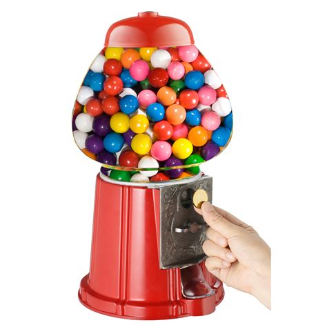 Gumball Dispenser Machine Toy 90g Bubble Gum Bag Included Coin Operated