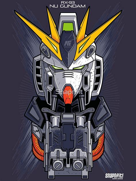 Nu Gundam T Shirt By Snapnfit Redbubble