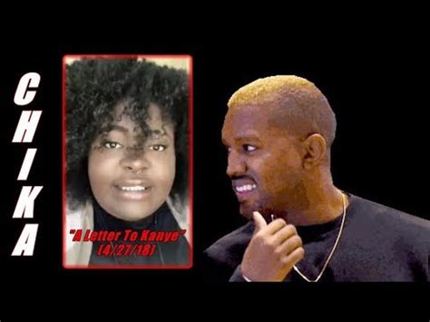Chika A Letter To Kanye West Lyrics And Pictorial Youtube