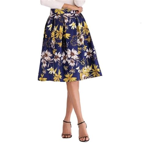 Women Vintage Floral Skirt Vintage Floral Skirt Vintage Skirt Women