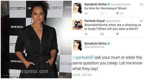 Sonakshi Sinhas Angry Tweet After Fan Asks Her When Will You Show Your Curves Bollywood News