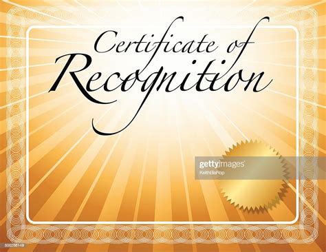 Award Certificate Of Recognition Background High Res Vector Graphic