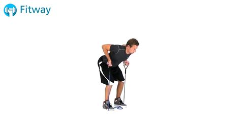 How To Do Resistance Band Row Bent Over Underhand Grip Back