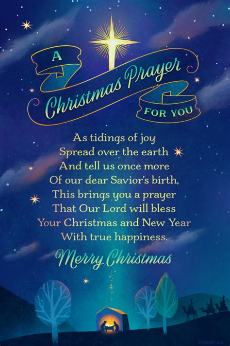 A Christmas Prayer For You Postcards Blue Mountain