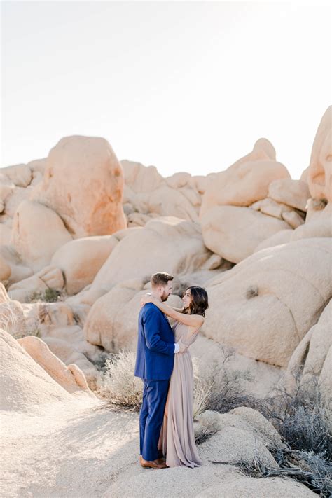 Joshua Tree National Park Engagement Session Bree And Stephen