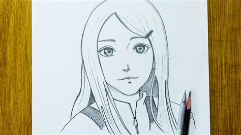 Uzumaki Kushina Drawing Easy Anime Drawing For Beginners Step By