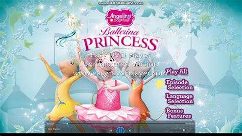 Angelina Ballerina Ballerina Princess 2013 2018 Dvd Menu Walkthrough Youtube