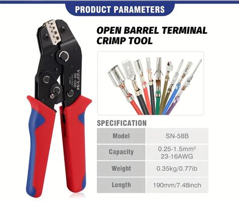 Ratcheting Crimping Tool Set Changeable Jaws Dupont Jst Temu