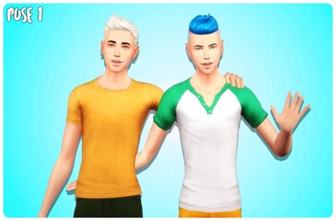 Best Friends Pose Pack At Wyatts Sims Sims 4 Updates