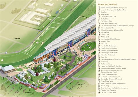 Royal Ascot Enclosure Map