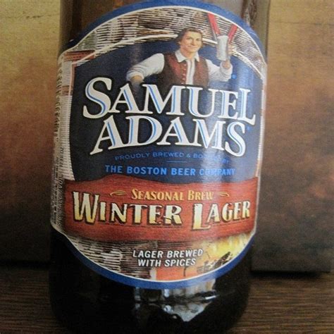 Samuel Adams Winter Lager Samuel Adams Beer Boston Beer Polar Bottle Beer Bottle Brewing