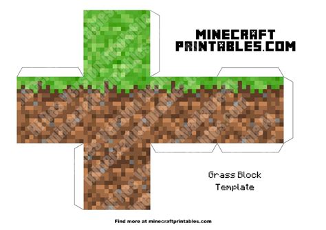 Shocking Minecraft Block Printable Vargas Blog