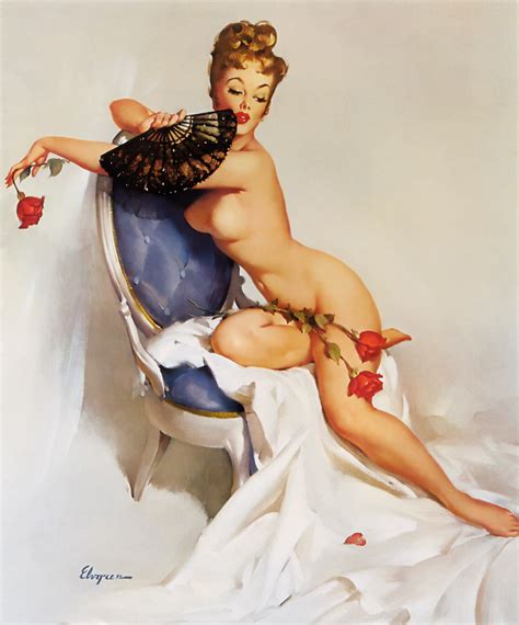 Vintage Nude Pin Up Naked