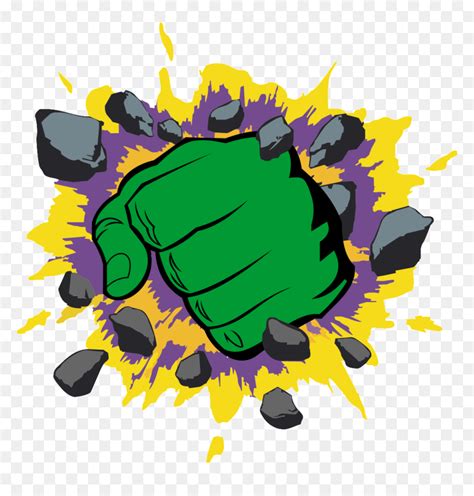 Hulk Smash Fist Clipart Logo Hulk Hd Png Download Vhv