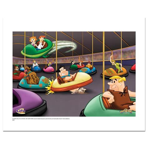 Hanna Barbera Bumper Cars Numbered Limited Edition With Certificate