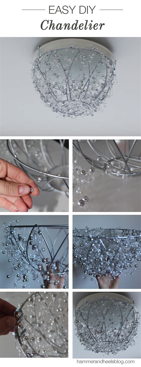 Diy Crystal Chandelier To Sparkle Up Your Home All Created