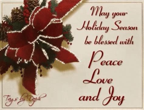 Christmas Blessings Peace Love And Joy 
