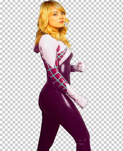 Emma Stone Gwen Stacy The Amazing Spider Man Spider Woman Png Clipart