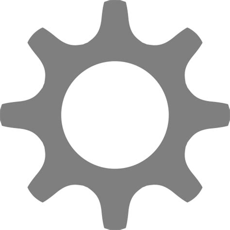 White Gear Icon Png 145868 Free Icons Library