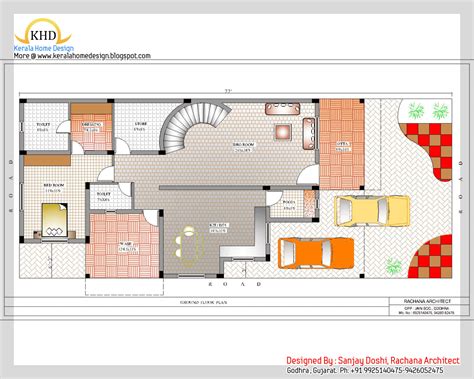 3d house plans indian style. Duplex House Plan and Elevation | home appliance