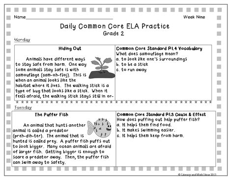 Phonics worksheets by level, preschool reading worksheets, kindergarten reading worksheets, 1st grade reading worksheets, 2nd grade reading you will find our phonics worksheets for teaching second grade level 1. Literacy & Math Ideas: Common Core Second Grade Reading ...