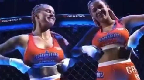 Watch Onlyfans Stars Flash Breasts After 2 On 2 Mma Fight Victory