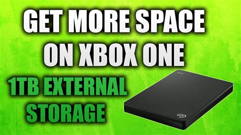 How To Add More Space On Your Xbox One 1tb External Storage 2017