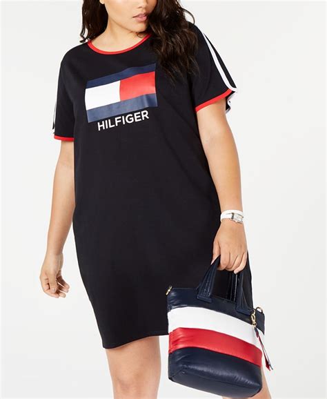 Tommy Hilfiger Plus Size Graphic T Shirt Dress And Reviews Women Macy S