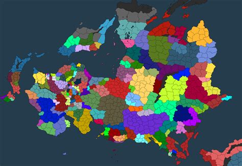 Made An Eu4 Style Map Of My Fantasy World Imaginarymaps Fantasy Map